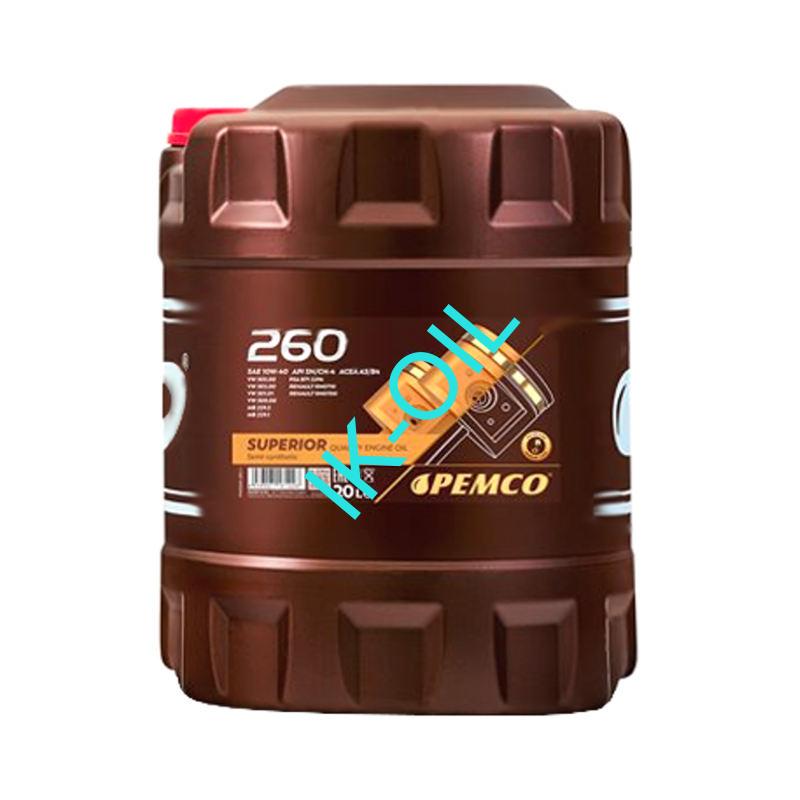 Pemco 260 A3/B4 10W-40, 20L